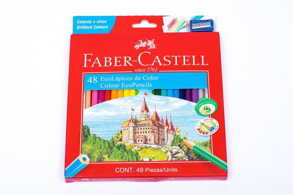 EcoLápices de Colores de 48 + 1 sacapuntas