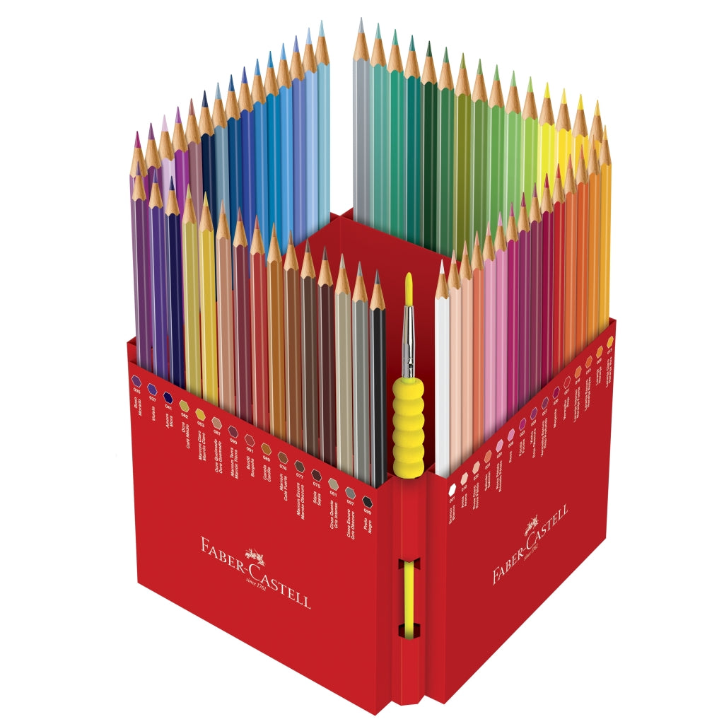 EcoLápices de Colores de 60 acuarelables + 1 pincel