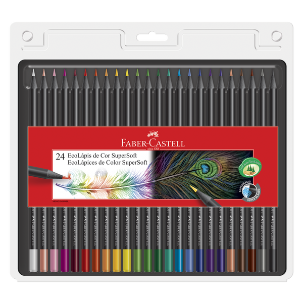 EcoLápices de Colores Supersoft de 24 colores