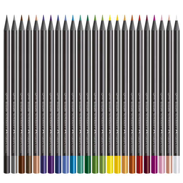 EcoLápices de Colores Faber-Castell SuperSoft, Set de 72 Piezas, con  Estuche Enrollable de Tela - Librería IRBE Bolivia