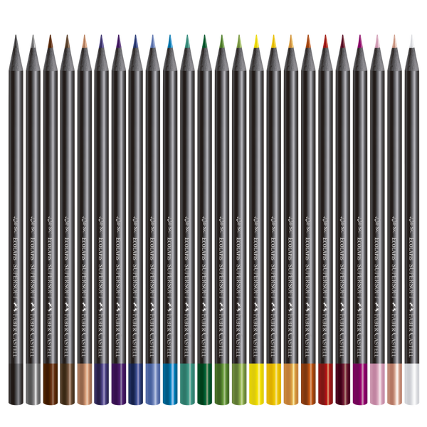 Lápices Faber-Castell Ecolápices Supersoft-100 colores