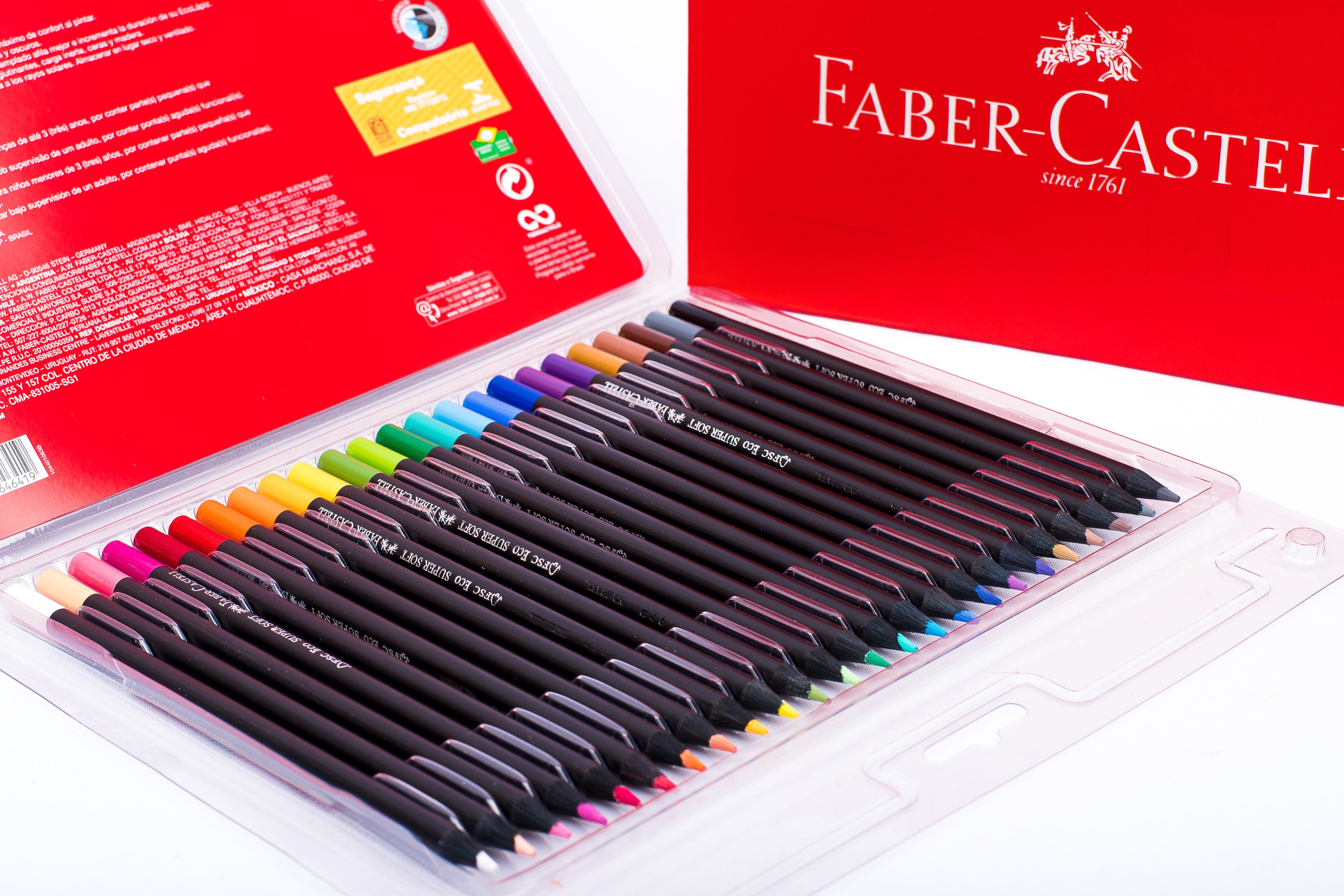 EcoLápices de Colores Supersoft de 24 colores