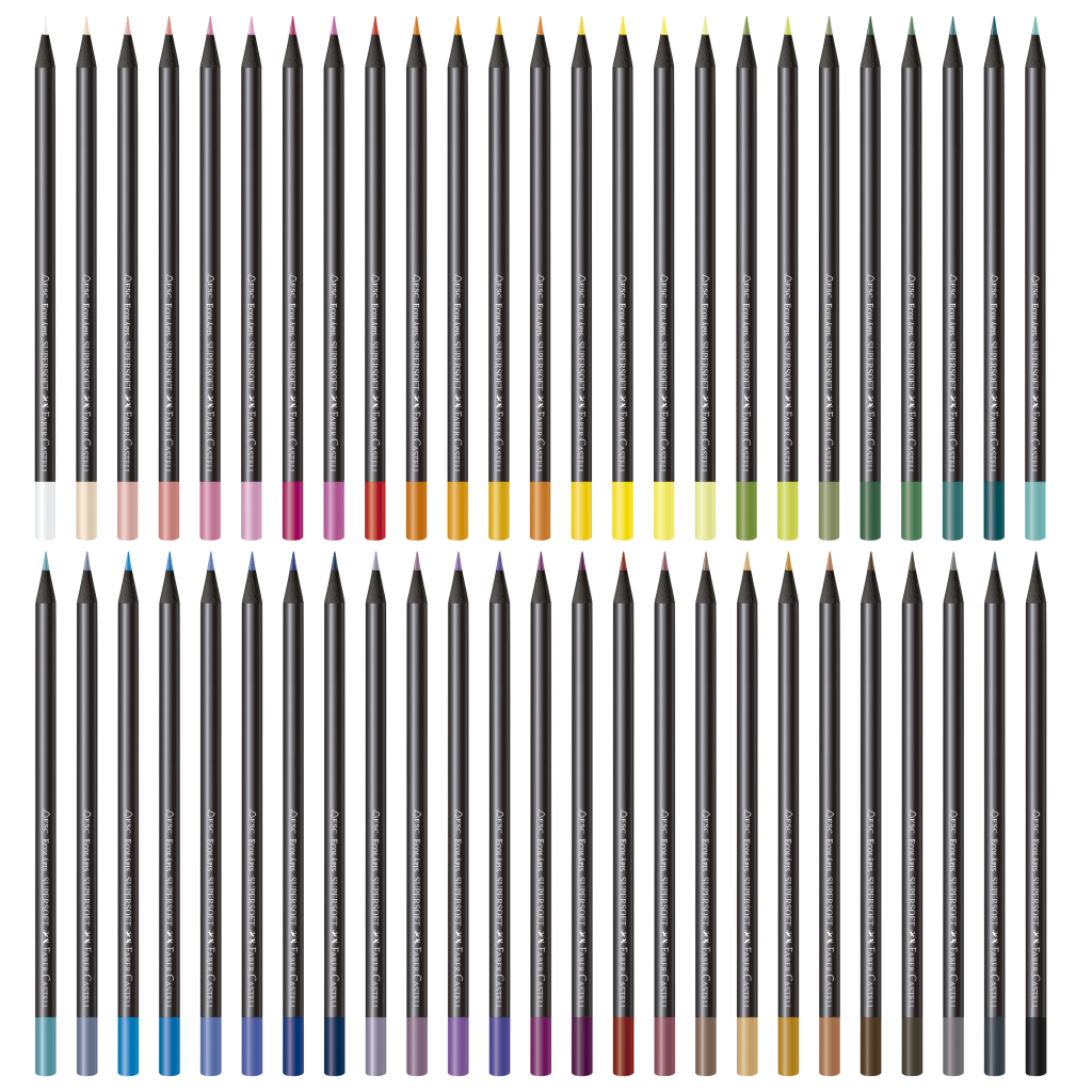 EcoLápices de Colores Supersoft de 50 colores