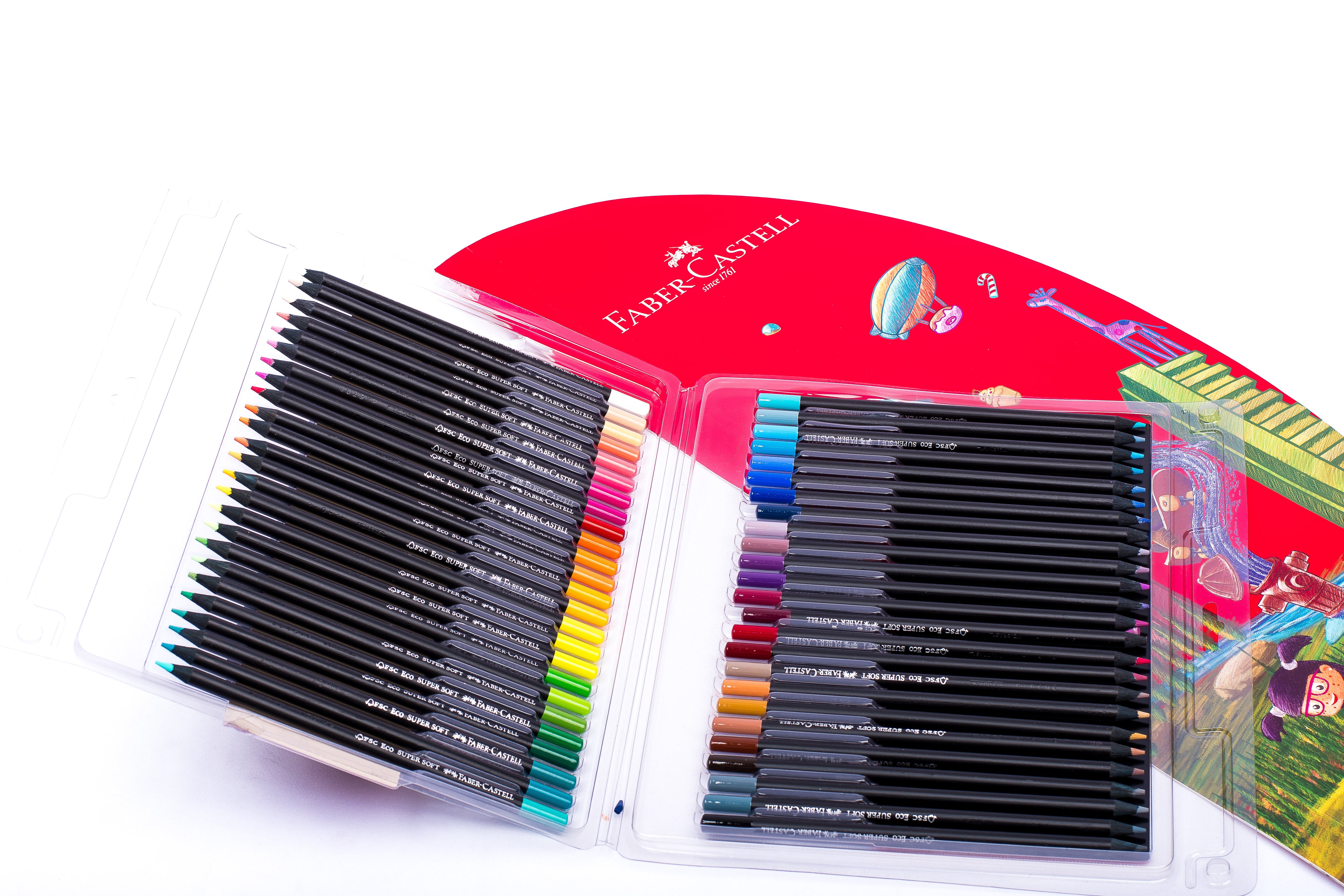 EcoLápices de Colores Supersoft de 50 colores