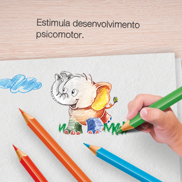 EcoLápices de Colores Jumbo de 12 + 2 EcoLápices grafito Jumbo