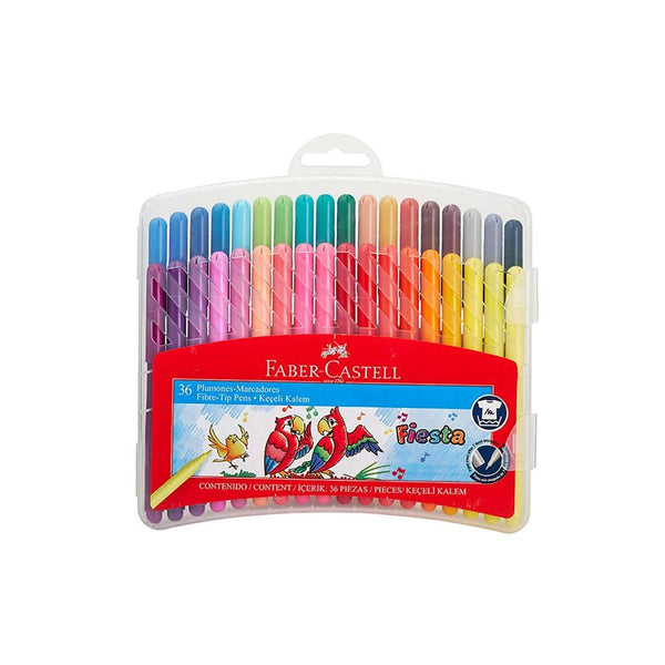 Marcadores de 36 colores Estuche Rígido