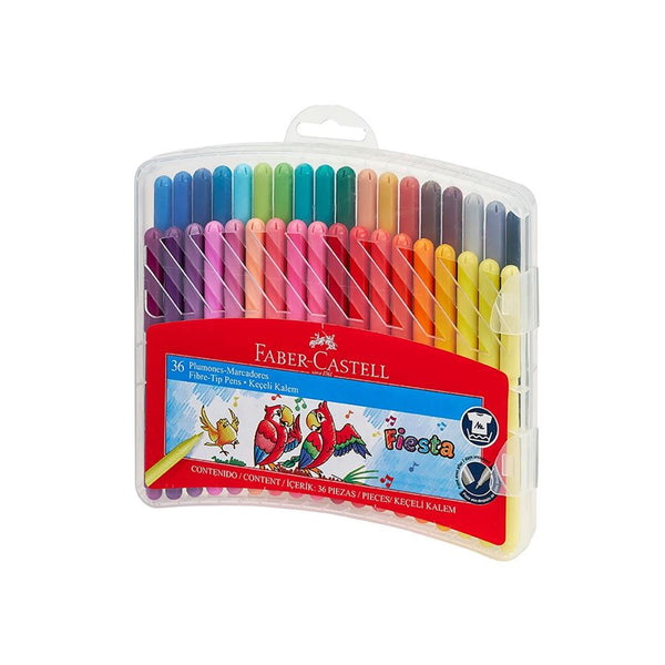 Marcadores de 36 colores Estuche Rígido