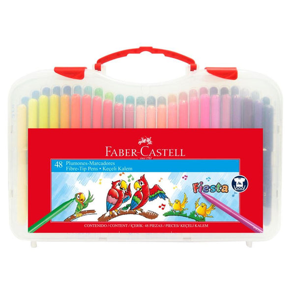 Marcadores de 48 colores Estuche Rígido