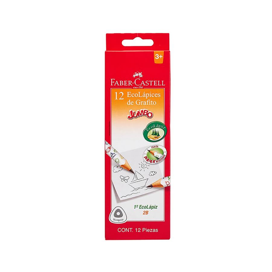 EcoLápices Jumbo largo x 12