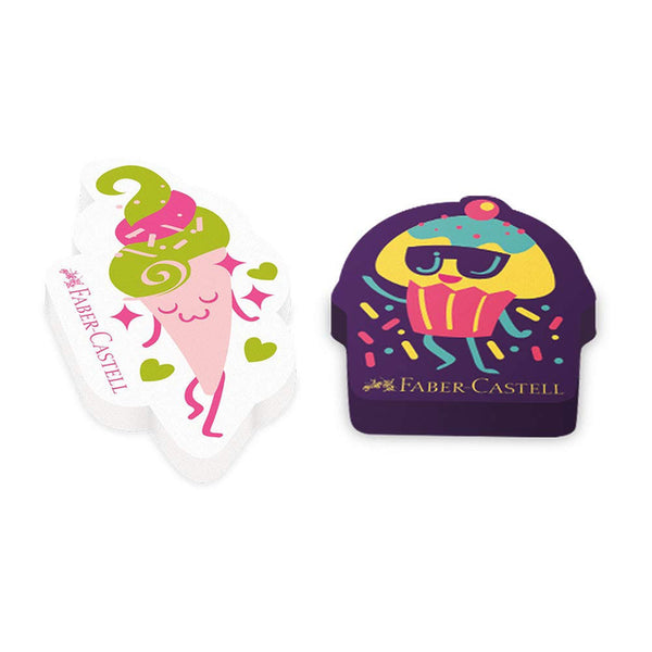 Blister con 2 borrador Candy Party